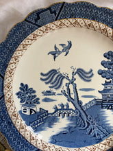 Load image into Gallery viewer, Vintage Booths Blue &amp; White Willow Plate
