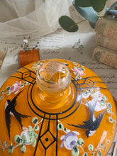 Load image into Gallery viewer, Art Deco Style Vibrant Orange Glass Dish
