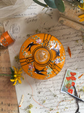 Load image into Gallery viewer, Art Deco Style Vibrant Orange Glass Dish
