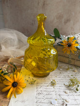Load image into Gallery viewer, Vintage Empoli Amber Glass Candy Dish
