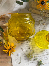 Load image into Gallery viewer, Vintage Empoli Amber Glass Candy Dish
