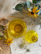 Load image into Gallery viewer, Vintage Empoli Amber Glass Candy Dish
