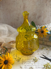 Load image into Gallery viewer, Vintage Empoli Amber Glass Candy Dish
