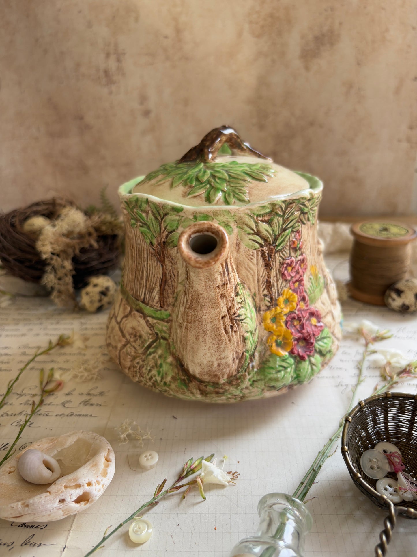 Vintage Falcon Ware ‘Wishing Well’ Teapot