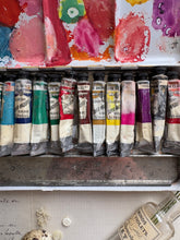 Load image into Gallery viewer, Pair of Vintage French Metal Gouache Paint Tins
