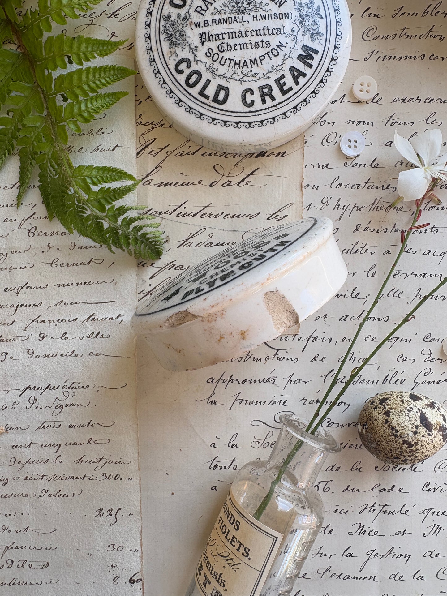 Advertising Victorian Ironstone Lids