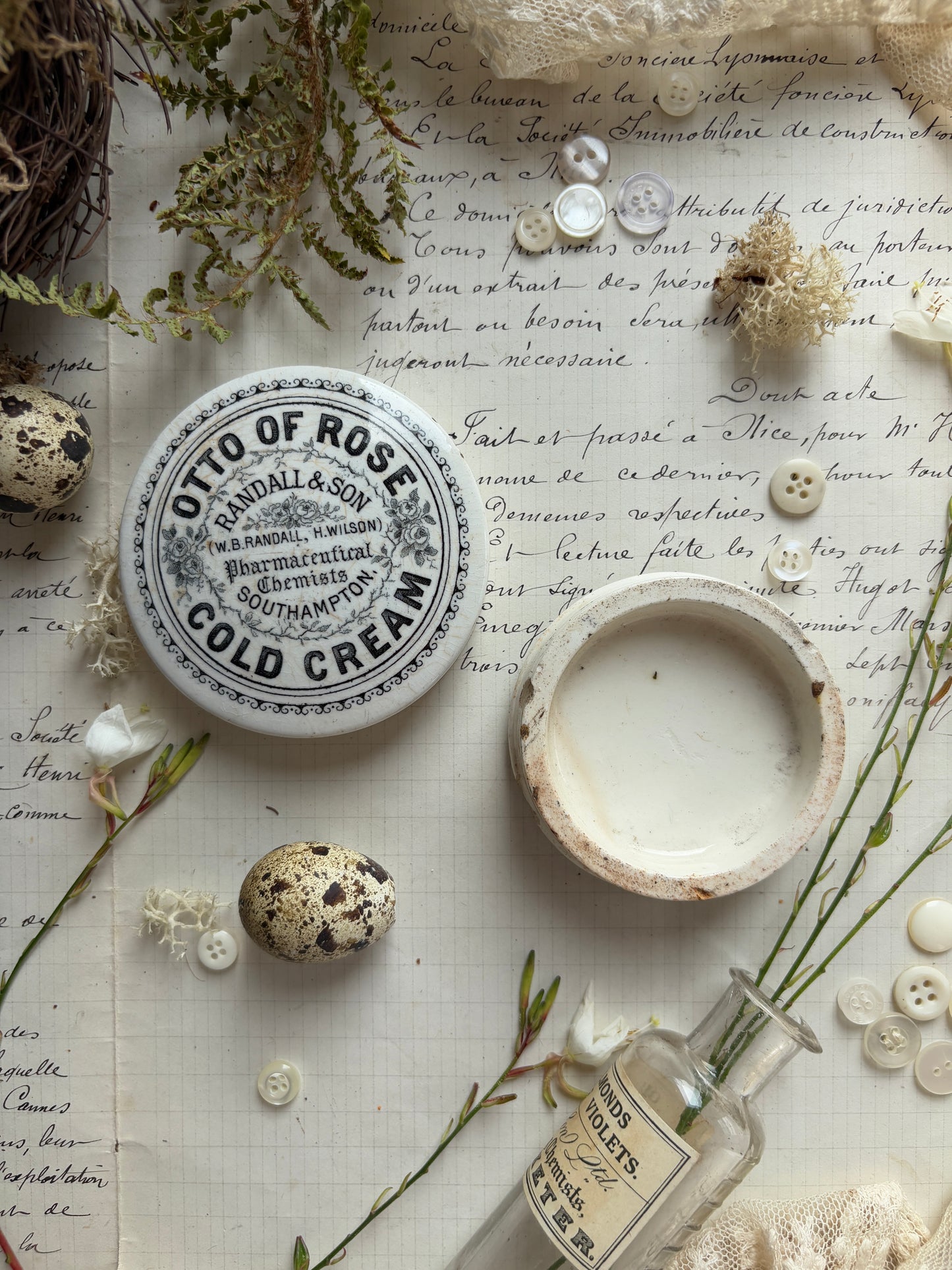 Advertising Victorian Ironstone Lids