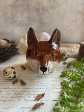 Load image into Gallery viewer, Vintage Quail Fox Head Egg Cup
