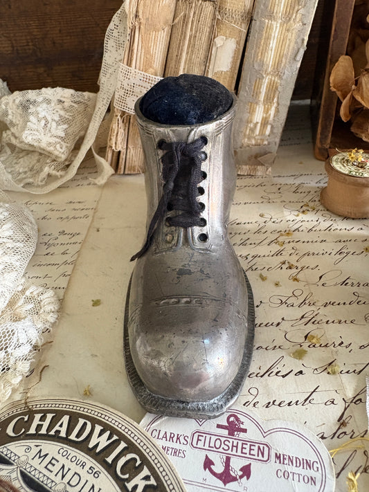 Vintage Spelter Pin Cushions