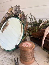 Load image into Gallery viewer, Vintage Round Barbola Mirror
