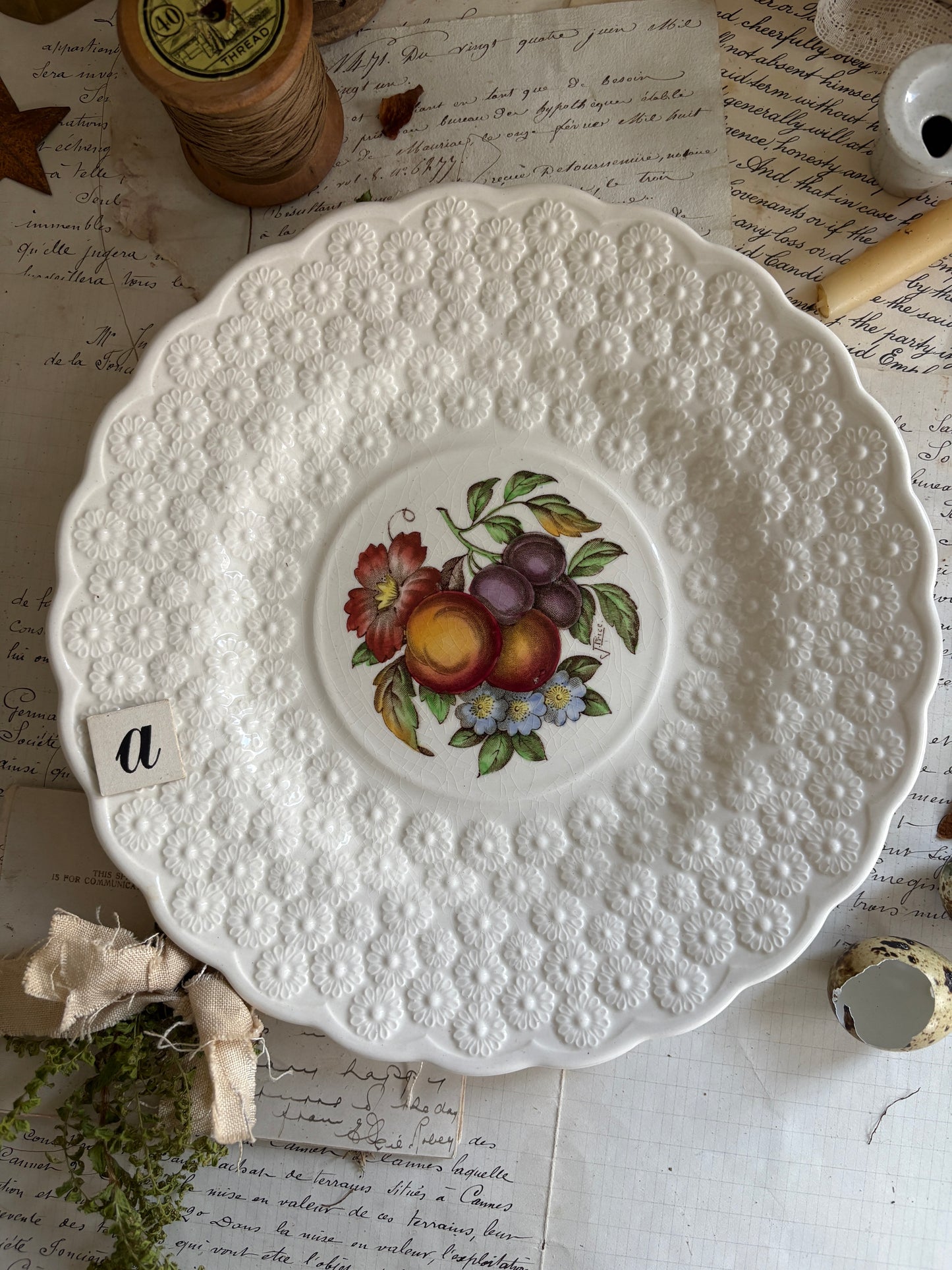 Vintage Copeland Alden Spode Luncheon Plates