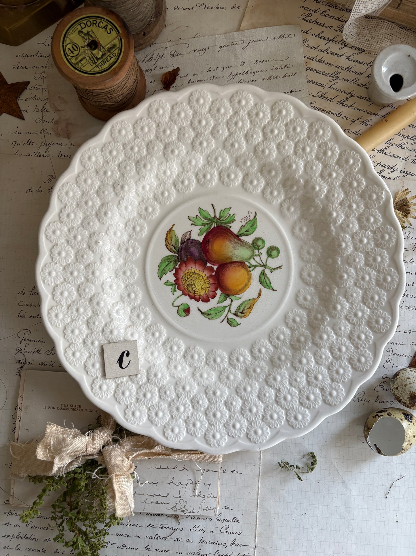 Vintage Copeland Alden Spode Luncheon Plates