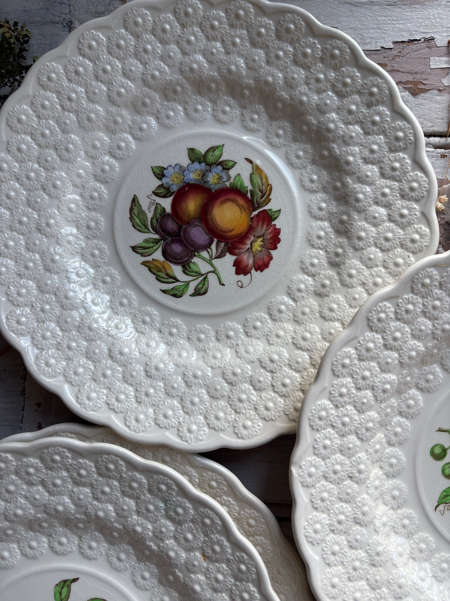 Vintage Copeland Alden Spode Luncheon Plates