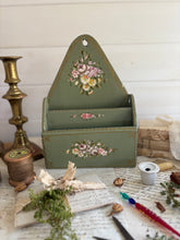 Load image into Gallery viewer, Vintage Wooden Hand-Painted Letter Rack
