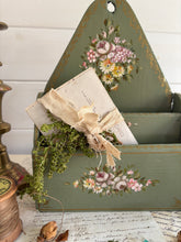 Load image into Gallery viewer, Vintage Wooden Hand-Painted Letter Rack
