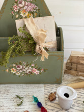 Load image into Gallery viewer, Vintage Wooden Hand-Painted Letter Rack

