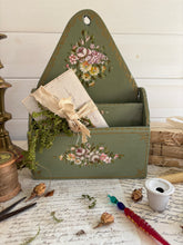 Load image into Gallery viewer, Vintage Wooden Hand-Painted Letter Rack
