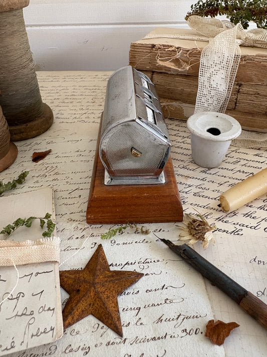Vintage Perpetual Desk Calendar