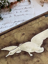 Load image into Gallery viewer, Vintage Metal Tin with Flying Mallards &amp; Golden Moon
