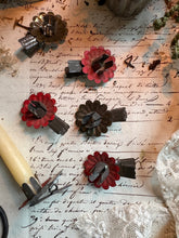 Load image into Gallery viewer, Set of 7 Vintage Metal Christmas Tree Candle Holders
