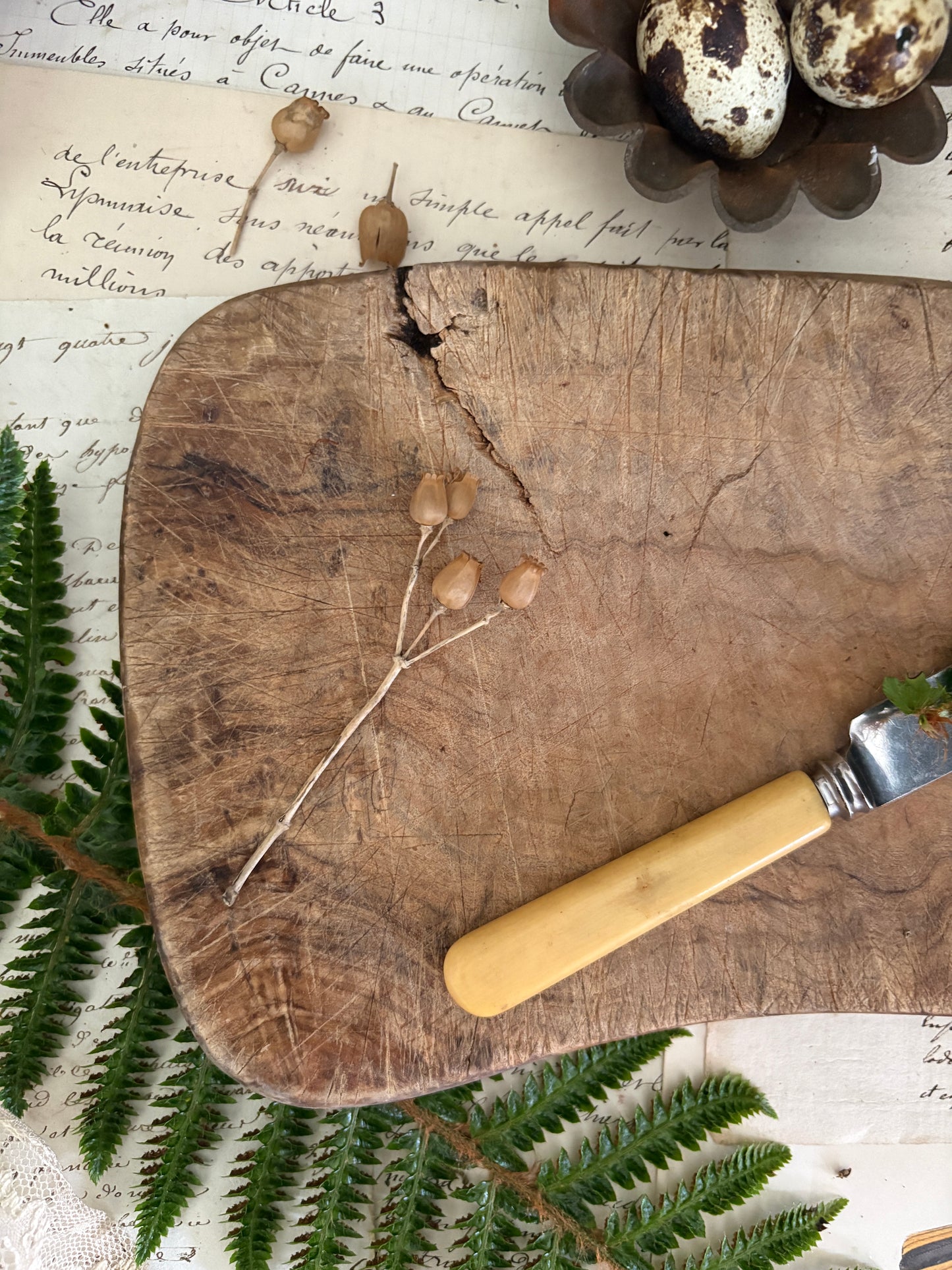 Rustic Wooden Bread & Sharing Board