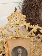 Load image into Gallery viewer, Antique Solid Cast Brass Photo Frame
