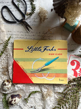 Load image into Gallery viewer, Vintage Boxed Set of Cocktail Forks – Red, White &amp; Green
