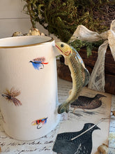 Load image into Gallery viewer, Staffordshire Vintage Ceramic Fly Fishing Tankard
