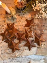 Load image into Gallery viewer, Small Cow Bells Rustic Stars and Rustic Acorns
