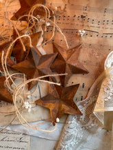 Load image into Gallery viewer, Small Cow Bells Rustic Stars and Rustic Acorns
