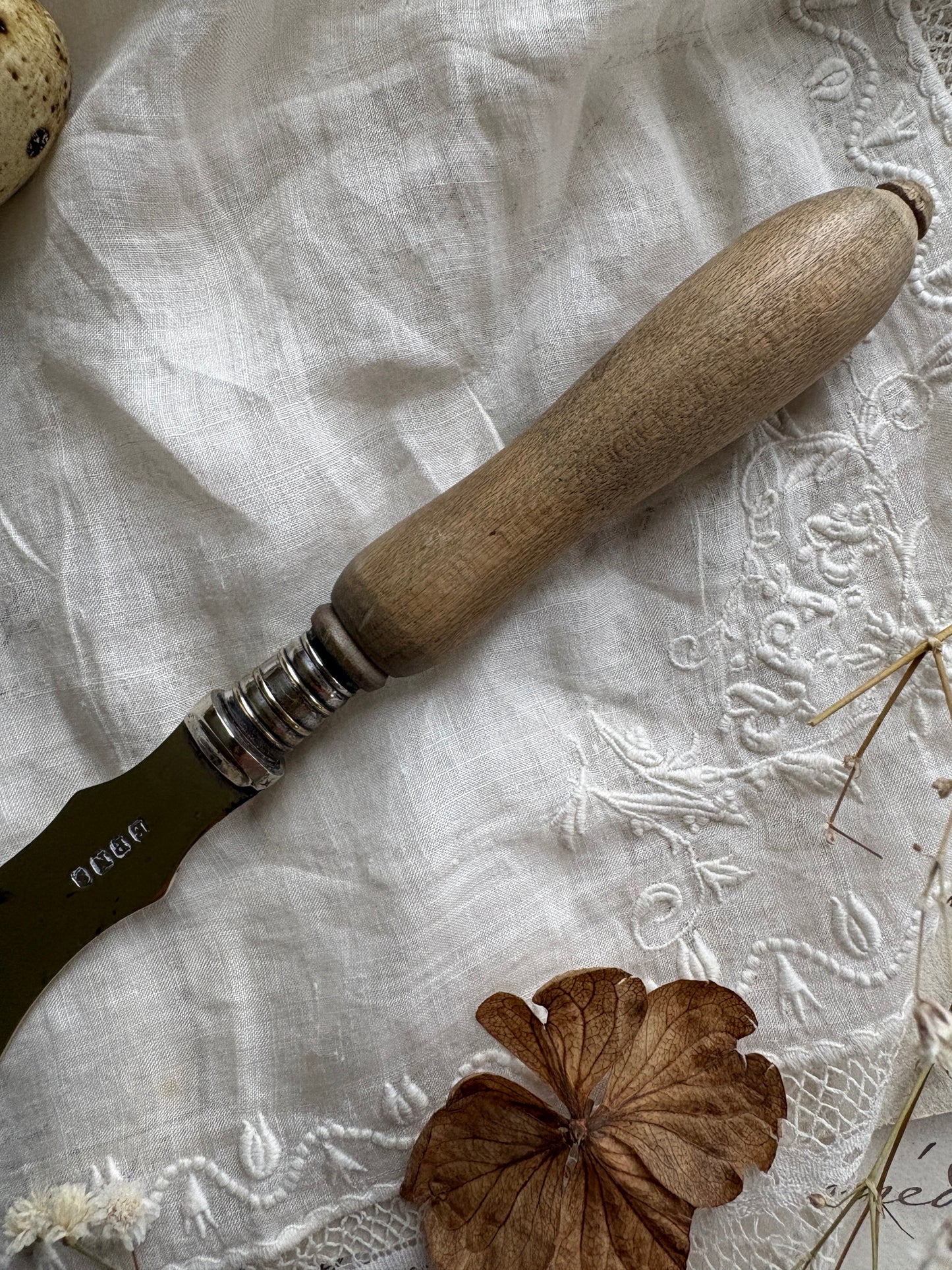 Antique Wooden Butter Knife