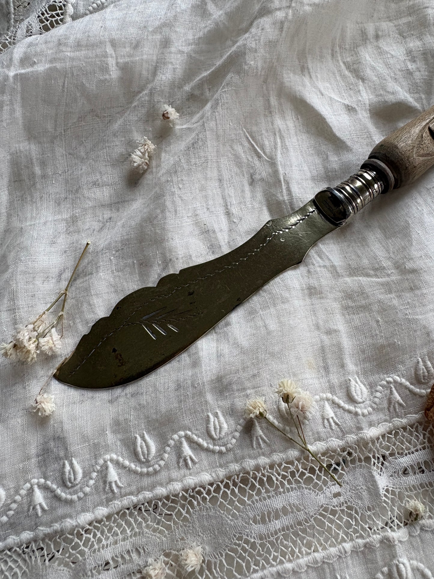 Antique Wooden Butter Knife