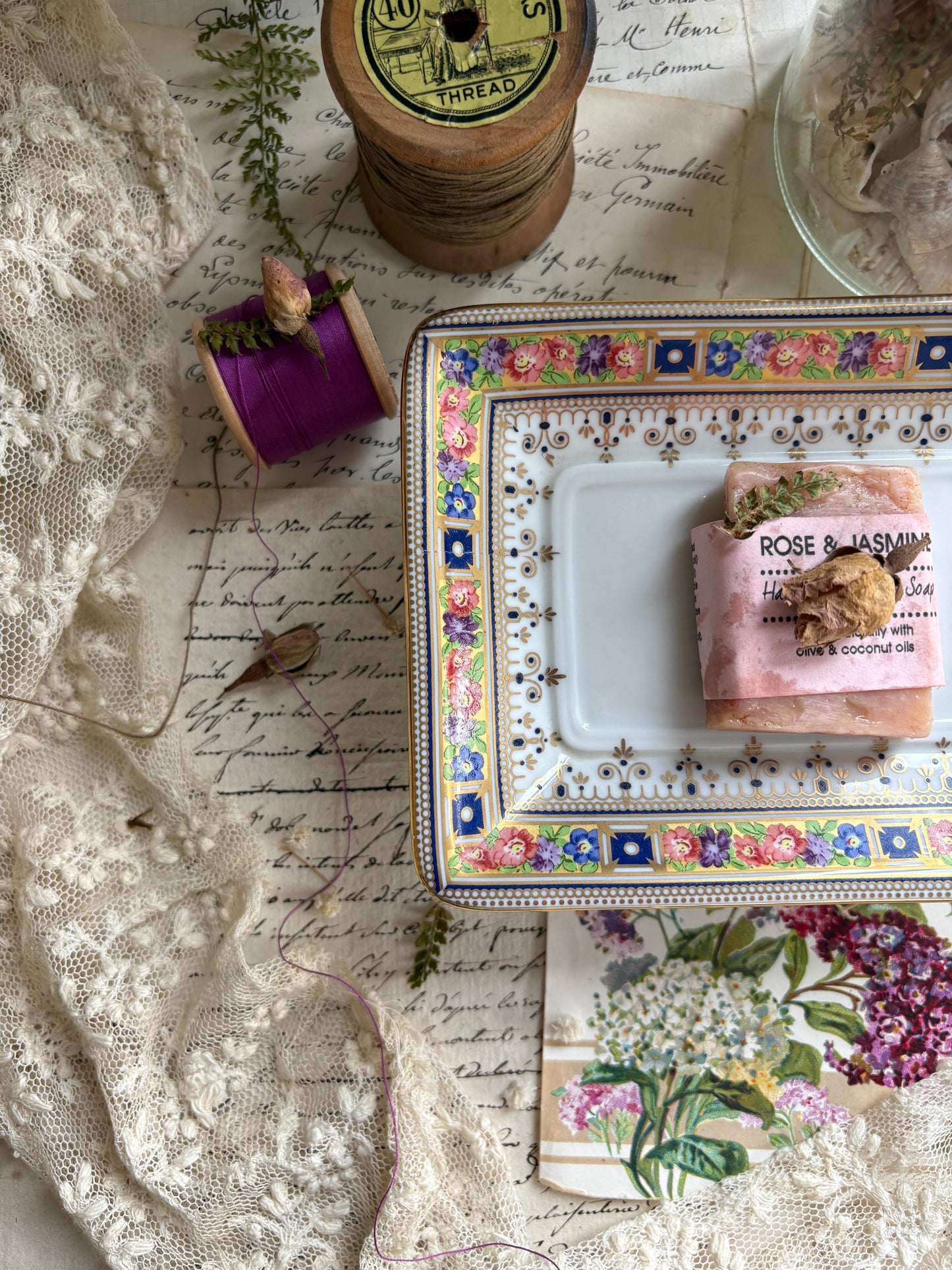 Vintage Porcelain Soap Dish