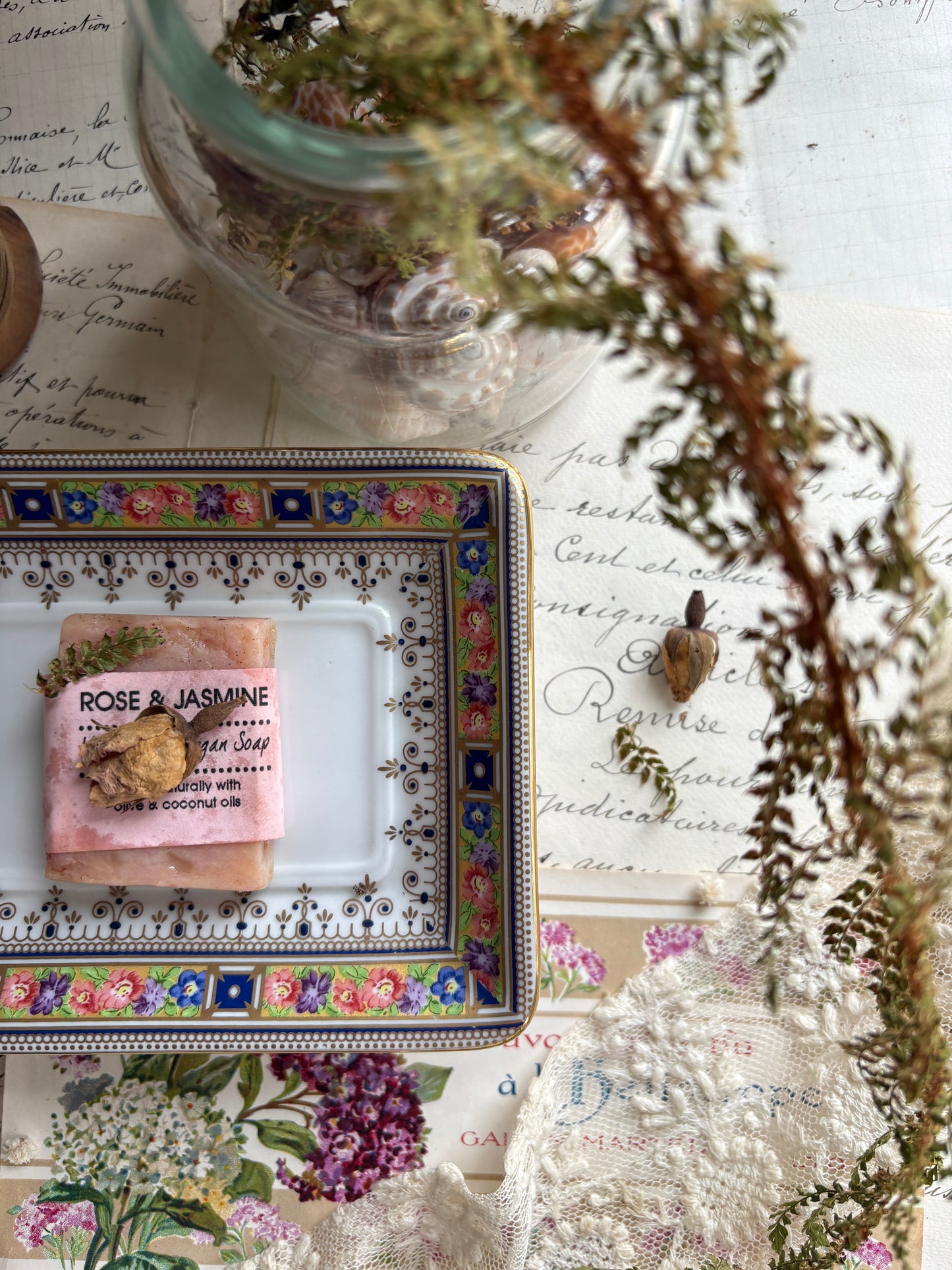 Vintage Porcelain Soap Dish