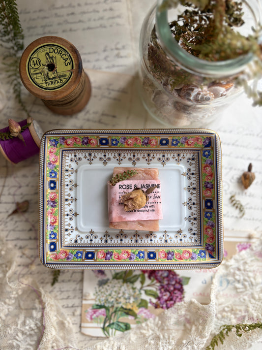 Vintage Porcelain Soap Dish