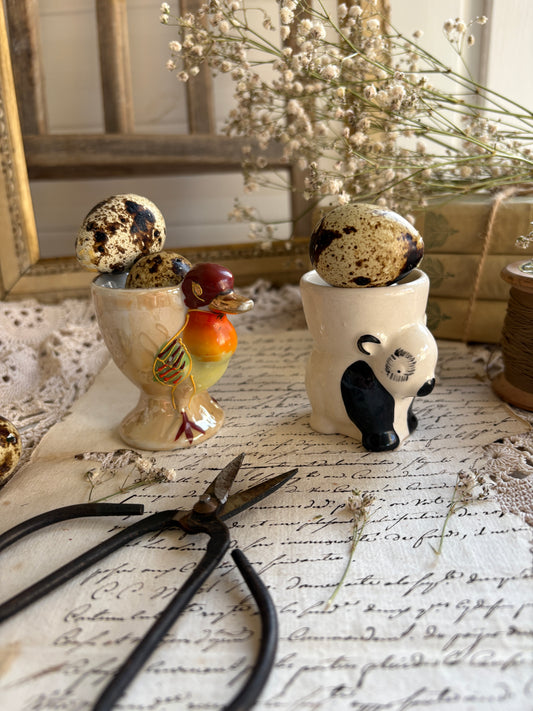 Vintage Character Egg Cups