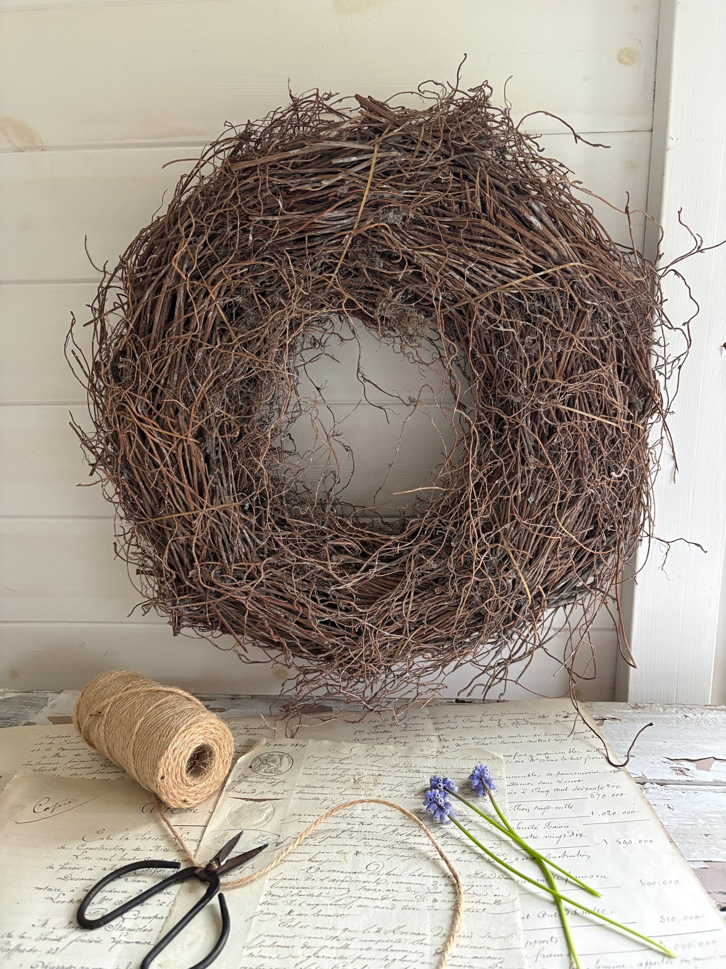 Rustic Fern Root Wreath