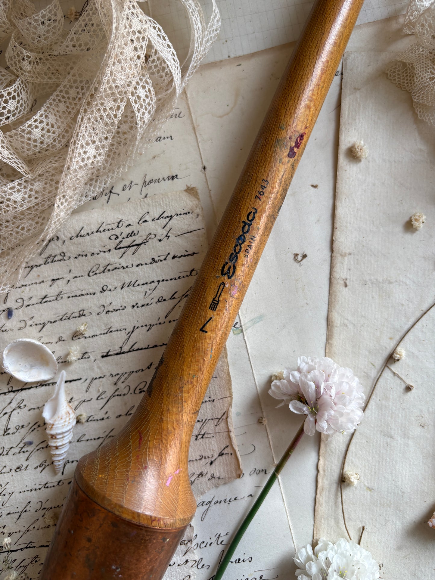 Escoda Nº 7643 Handmade Artist Brush Pure Bristle Barcelona
