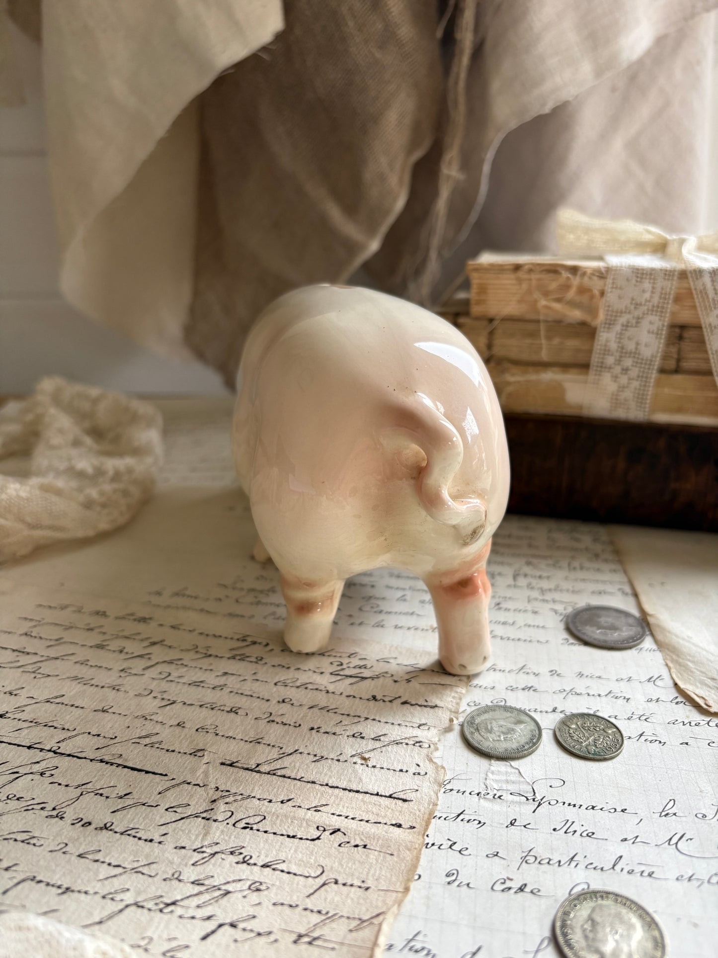 Vintage Goebel Ceramic Pig Money Box