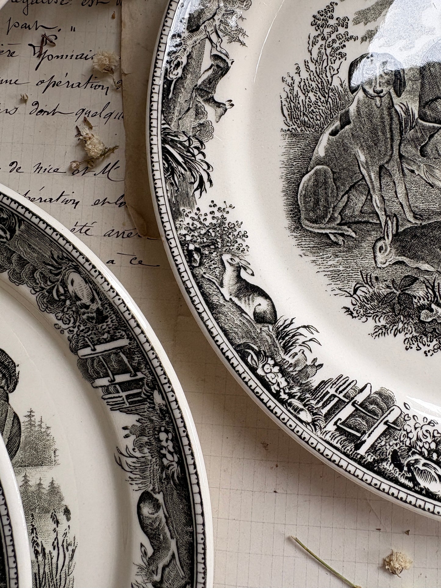 Vintage Villeroy & Boch “Artemis” Hunting Scene Plate