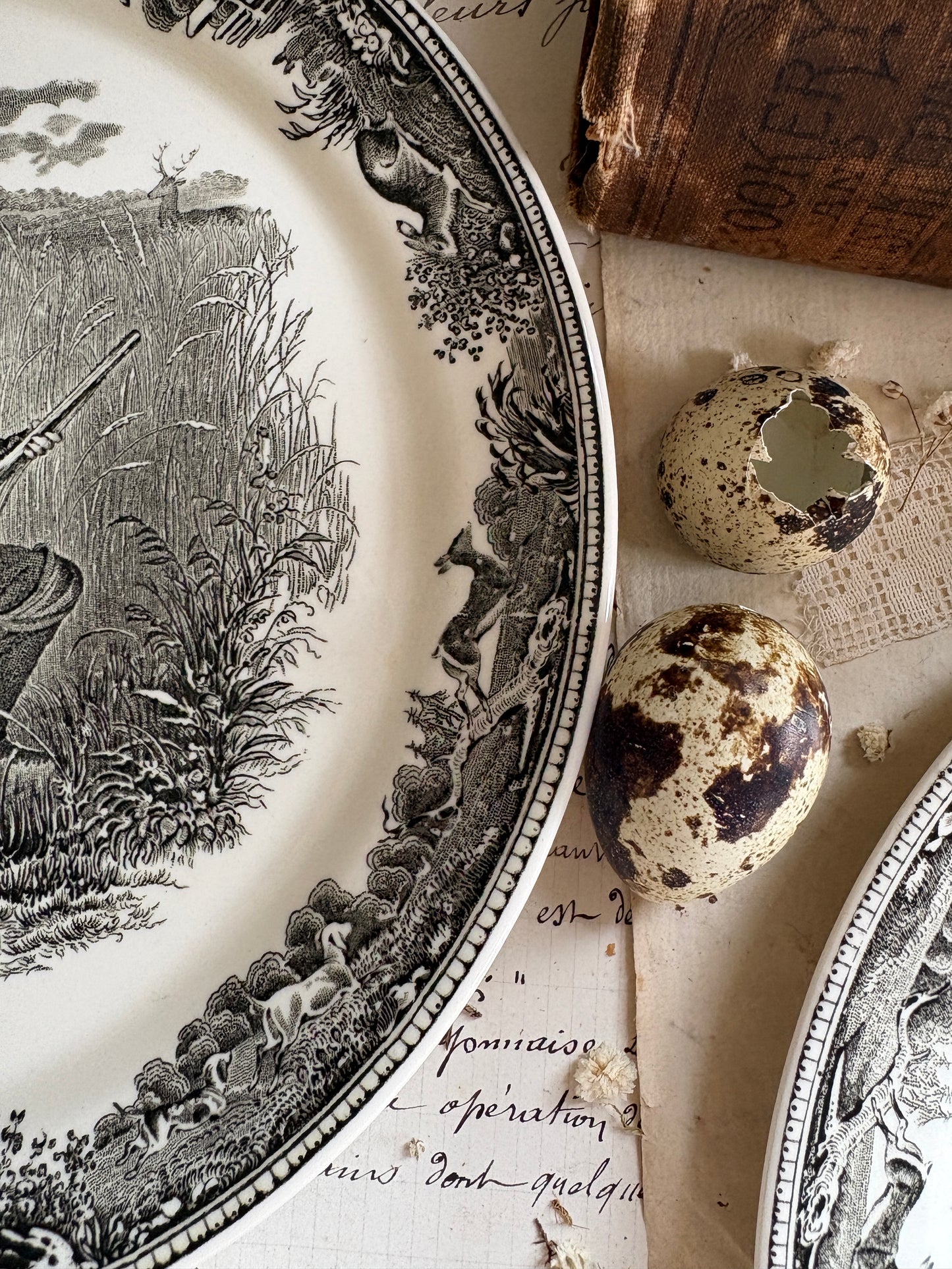 Vintage Villeroy & Boch “Artemis” Hunting Scene Plate