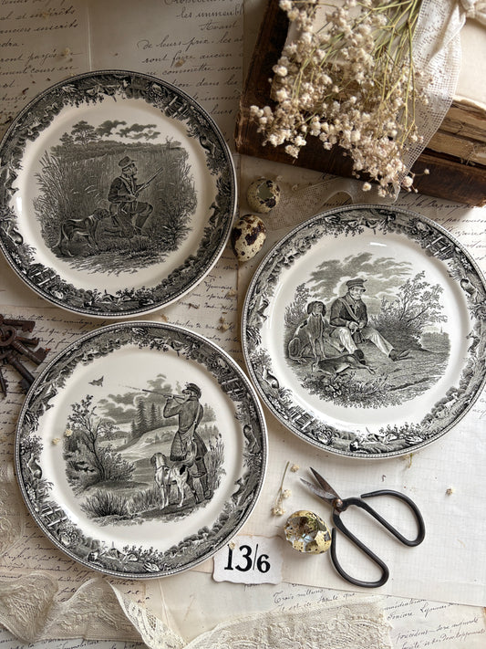 Vintage Villeroy & Boch “Artemis” Hunting Scene Plate