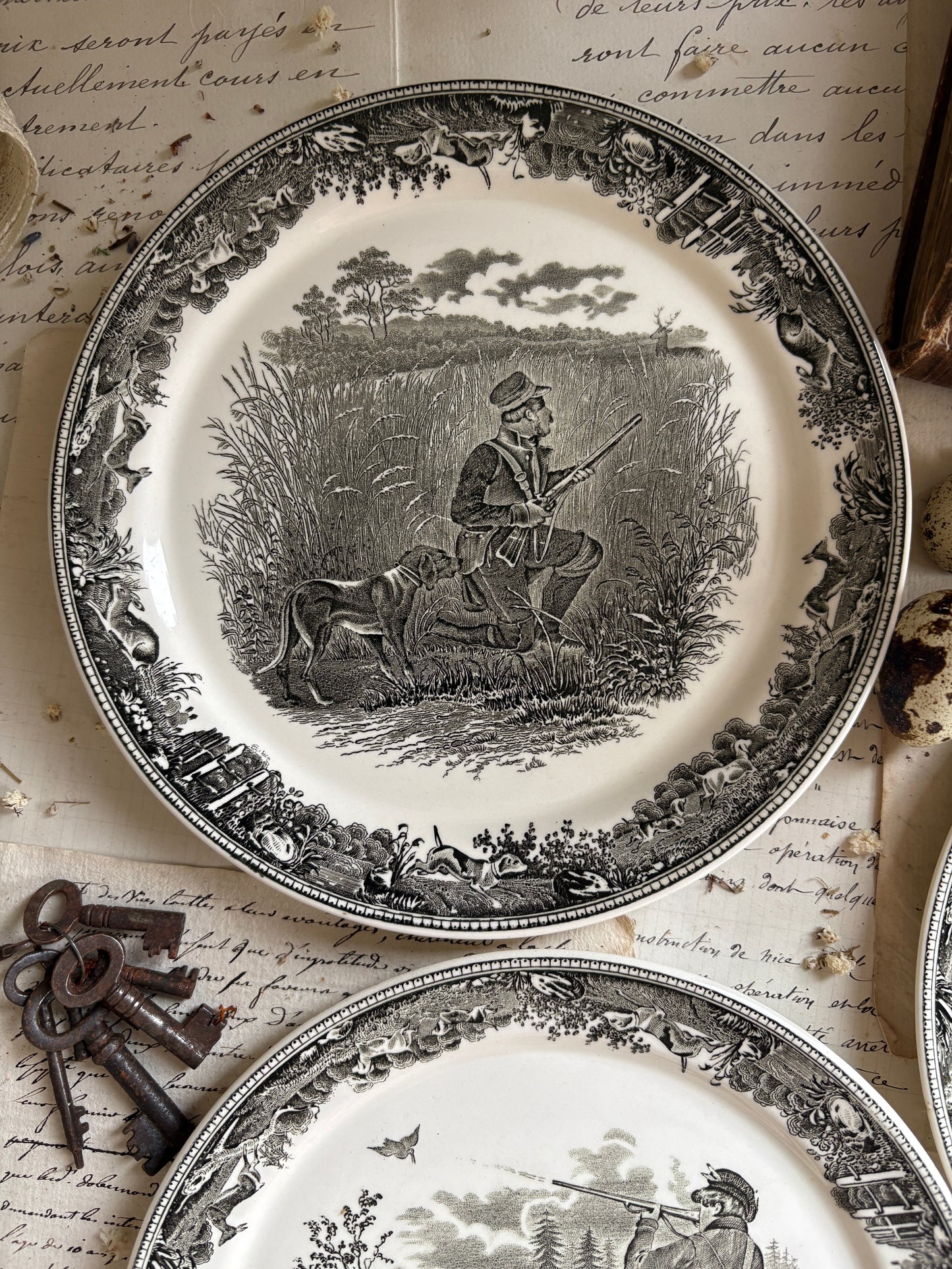 Vintage Villeroy & Boch “Artemis” Hunting Scene Plate