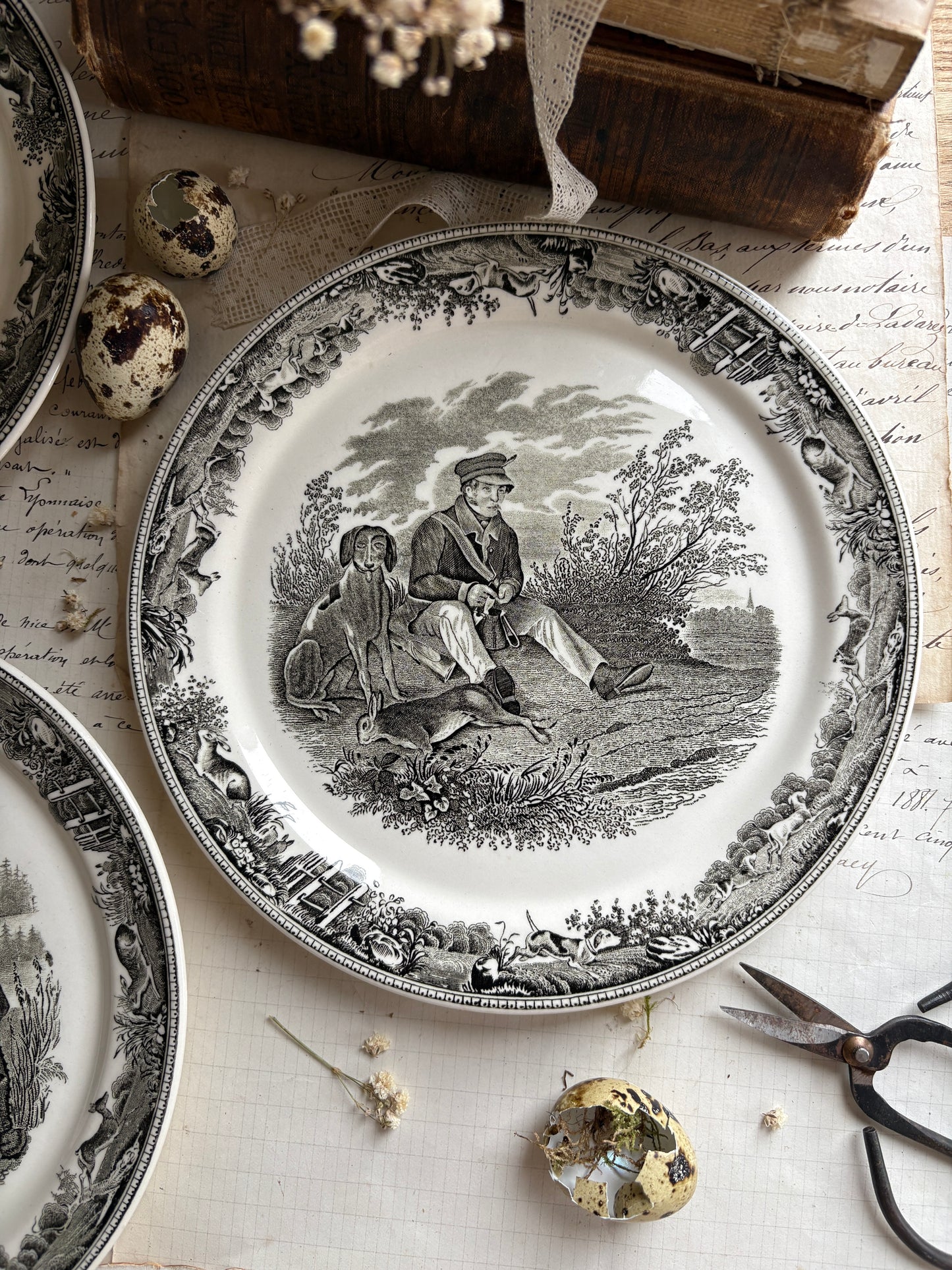 Vintage Villeroy & Boch “Artemis” Hunting Scene Plate