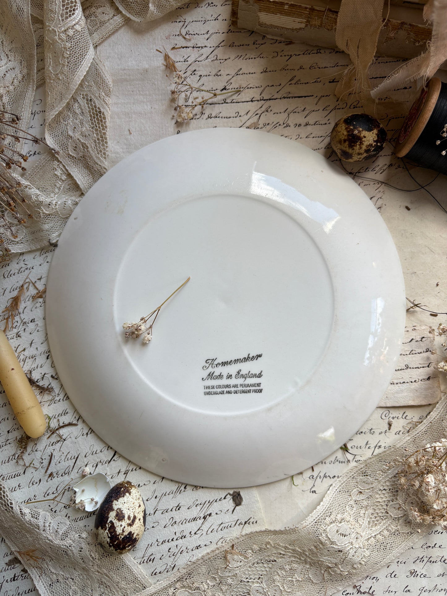 Vintage Ridgway Homemaker Dinner Plate & Side Plate