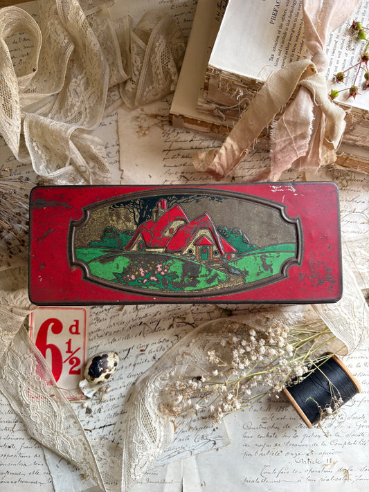 Antique C.W.S Biscuit Sample Tin
