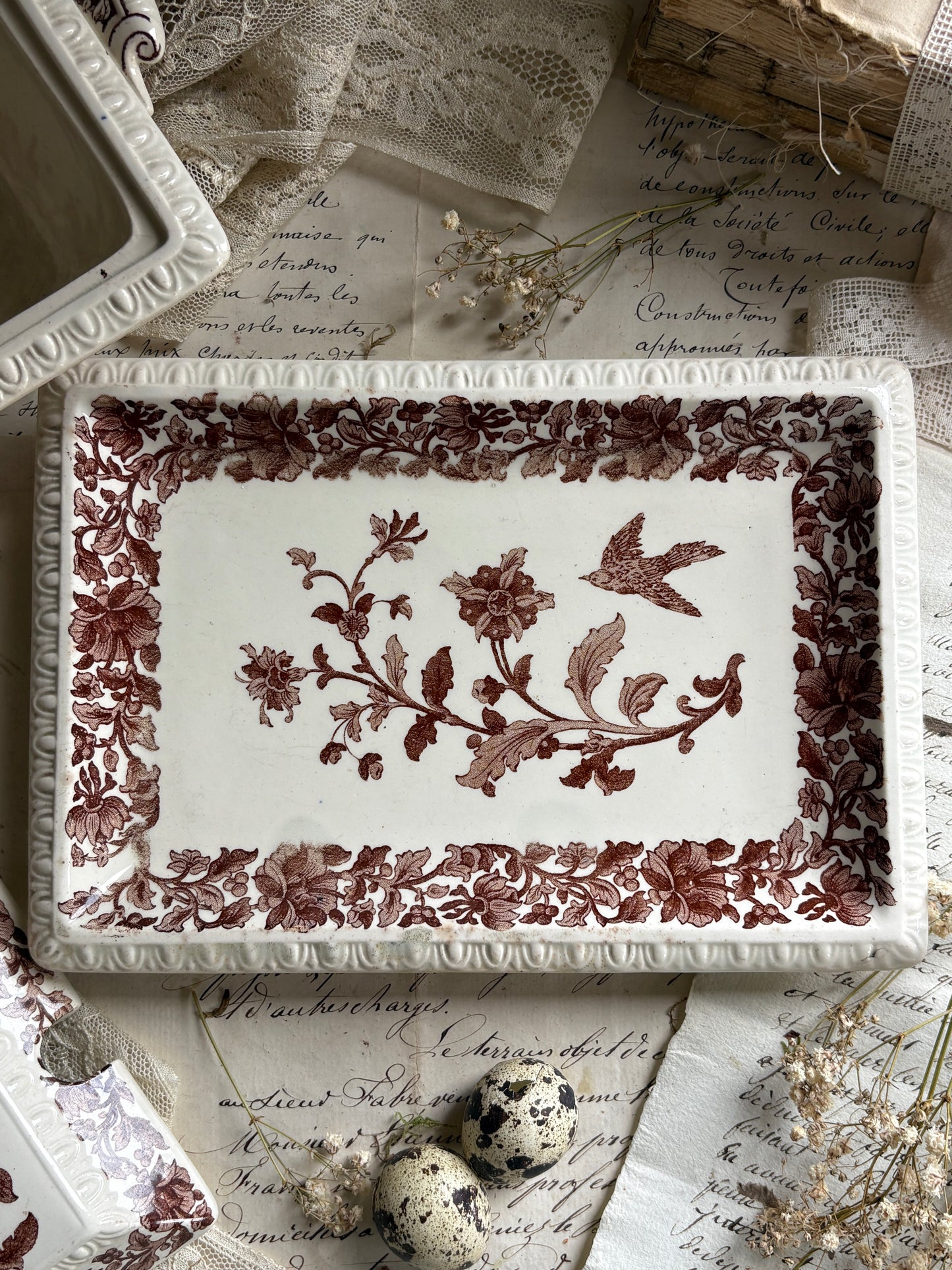 Antique T&R Boote Ironstone Tureen