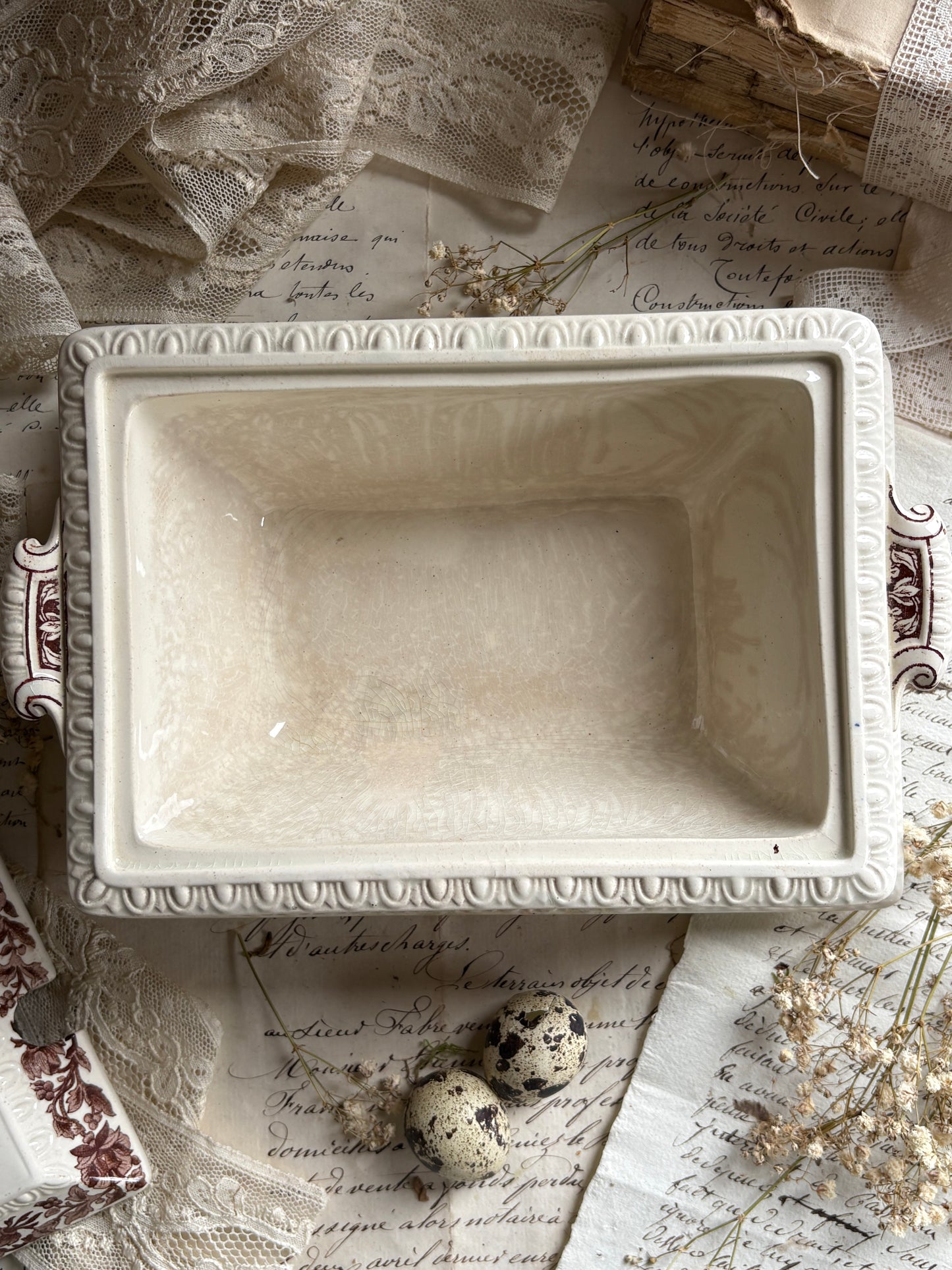 Antique T&R Boote Ironstone Tureen