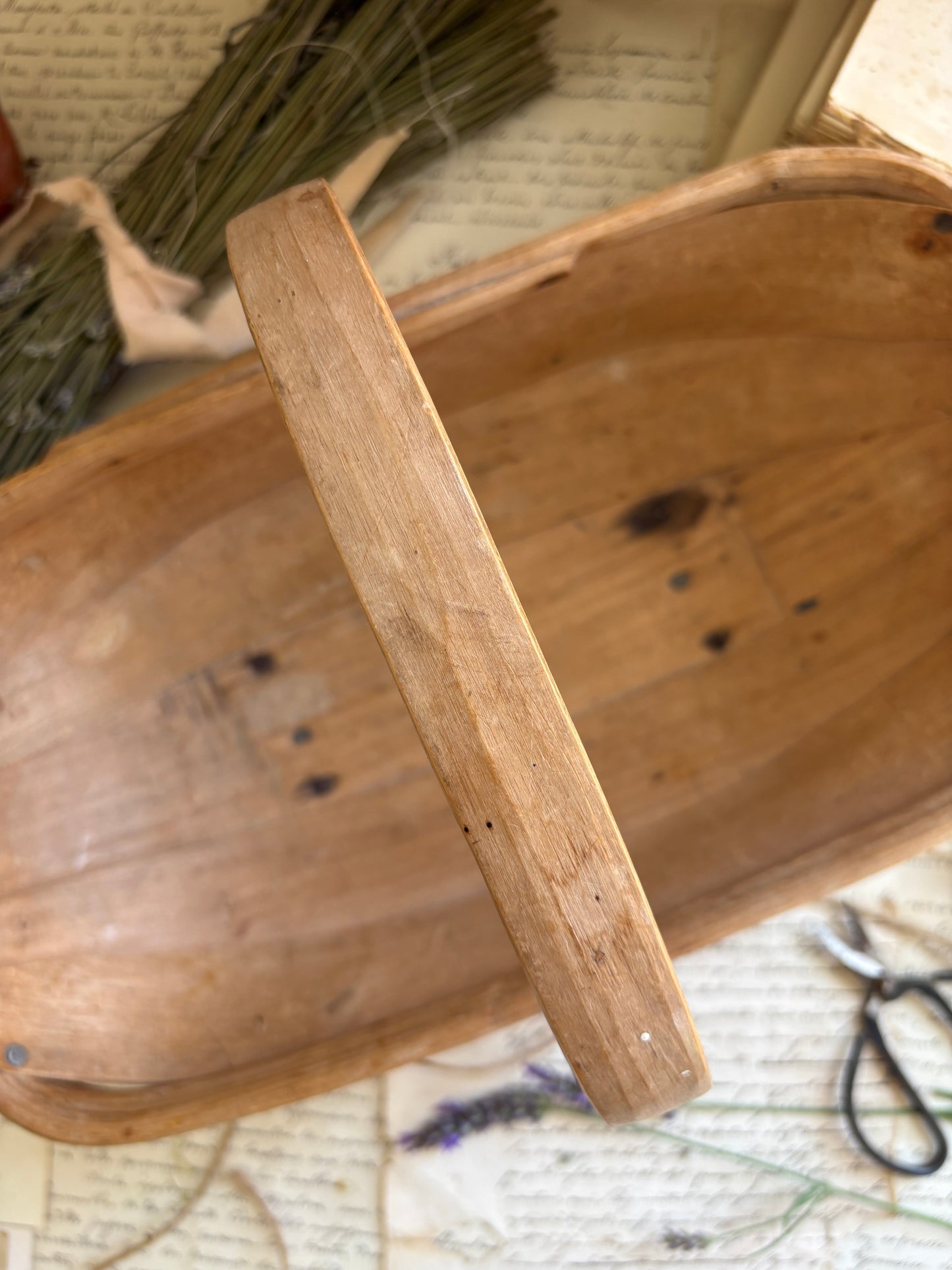Vintage Traditional Wooden Garden Trug
