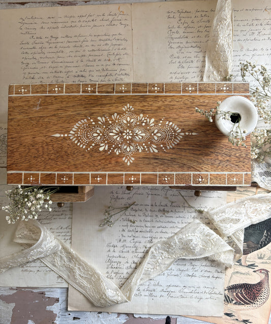 Vintage Style 3 Drawer Wooden Organiser